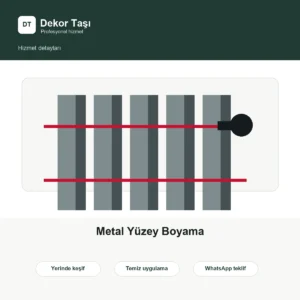 Metal Yüzey Boyama hizmet detay görseli
