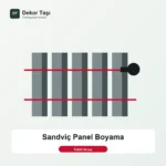 Sandviç Panel Boyama - Dekor Taşı hizmet görseli