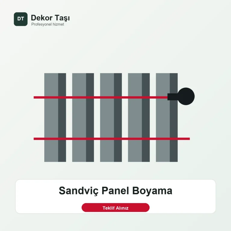Sandviç Panel Boyama