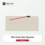 Site Ortak Alan Boyama - Dekor Taşı hizmet görseli