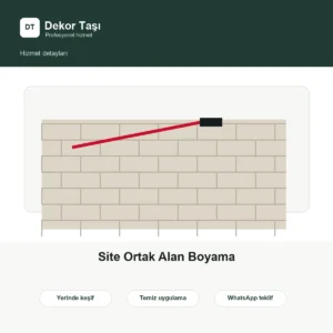 Site Ortak Alan Boyama hizmet detay görseli