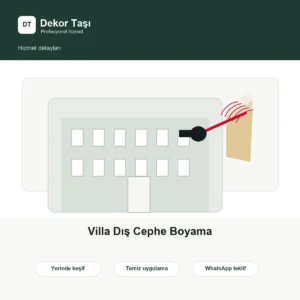 Villa Dış Cephe Boyama hizmet detay görseli