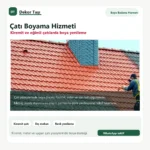 Kiremit çatı boyama hizmeti - Dekor Taşı