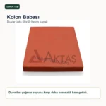 50x50 Kolon Şapkası | Duvar Üstü Beton Kolon Babası - Görsel 3