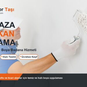 Mağaza dükkan boyama profesyonel boya badana hizmeti - Dekor Taşı