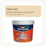 Marshall Sil-Pak Fildişi 15 Lt silinebilir yarı mat iç cephe boyası