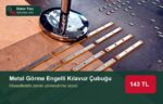 Engelli erişimi için metal kılavuz iz yönlendirme çubuğu