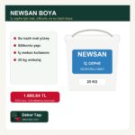 Newsan İç Cephe Silikonlu Su Bazlı Mat Boya 20 kg Dekor Taşı ürün görseli