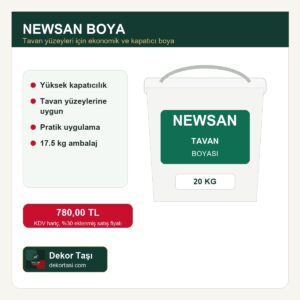 Newsan Tavan Boyası 17.5 kg Dekor Taşı ürün görseli