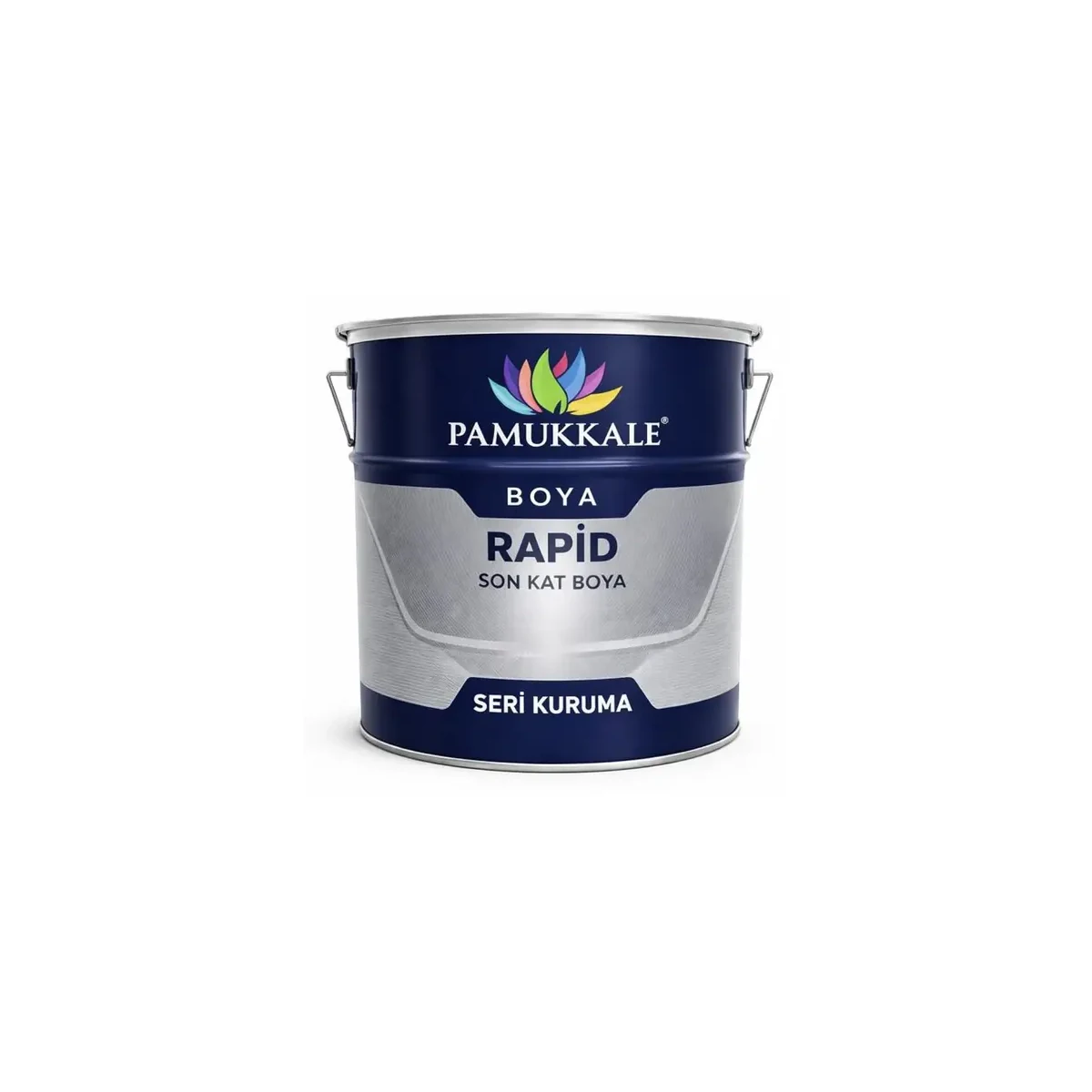 Pamukkale 1470 Rapid Endüstriyel Boya 15 Kg Metalik Gri RAL 9006