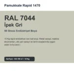 Pamukkale 1470 Rapid Endüstriyel Boya 50 Gloss 15 Kg RAL 7044 İpek Gri