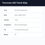 Pamukkale Thermolac 600 Derece Isıya Dayanıklı Boya 15 Kg Siyah