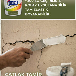 Point Boya Çatlak Tamir Malzemesi İç/Dış Cephe Duvar Çatlak Tamir Malzemesi 15 Kg