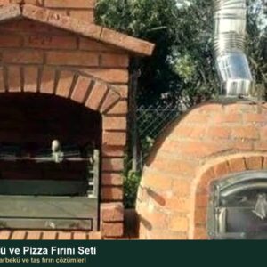 Tuğla barbekü ve pizza fırını galeri görseli