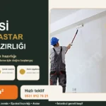 Epoksi öncesi astar ve boya hazırlığı zemin uygulaması Dekor Taşı