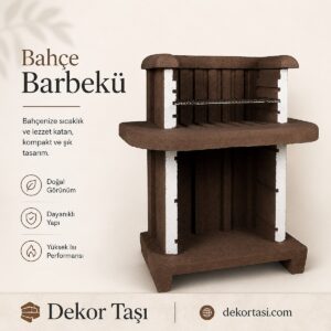 MAG Open Barbekü SB-OPN1 bahçe barbeküsü Dekor Taşı