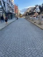 Beton parke taşı döşeme uygulaması şehir yolu Dekor Taşı
