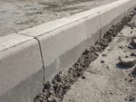 Beton bordür taşı döşeme uygulama detayı