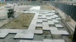siyah beyaz wash beton karo uygulama asamasi