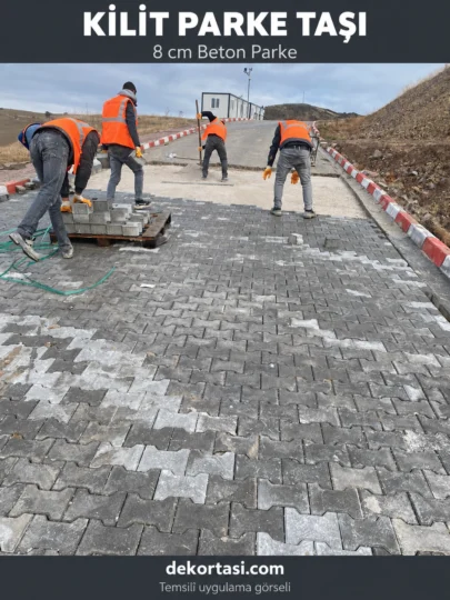 Beton Parke Taşları ürün grubundan örnek görünüm