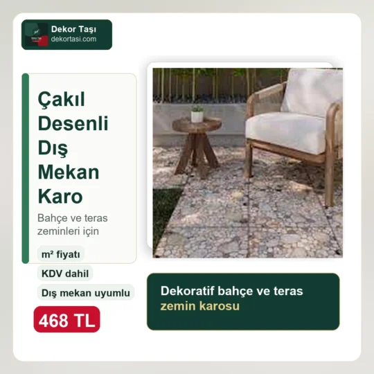 Çakıl Desenli Karolar ürün grubundan örnek görünüm