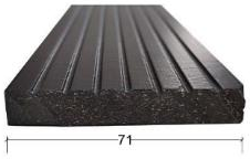 DC-7112 Deck Profili 12 × 71 mm 3 Metre temsilî ürün görseli