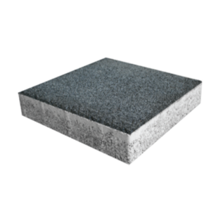 Koyu renk yüzeyli kare beton parke bloğu