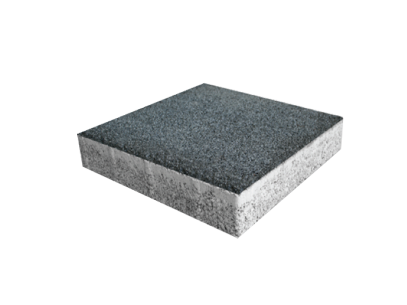 Koyu renk yüzeyli kare beton parke bloğu | Dekor Taşı Koyu renk yüzeyli kare beton parke bloğu