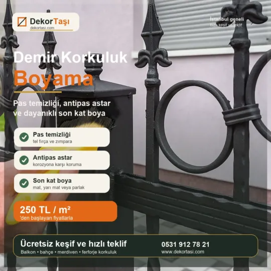 Metal Yüzey Boyama ürün grubundan örnek görünüm