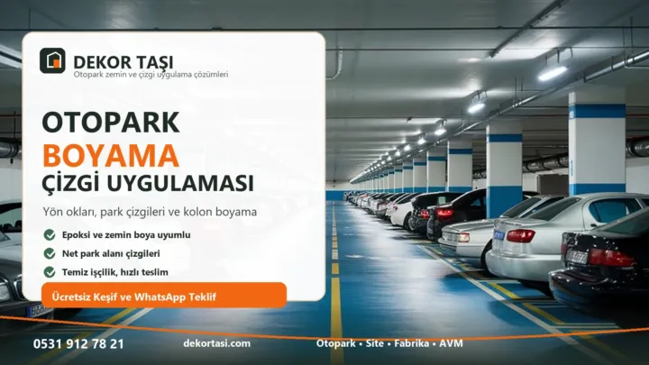 Otopark Çizgi Uygulaması ürün grubundan örnek görünüm