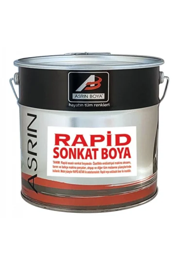 Sanayi Boyası ve Rapid Boya ürün grubundan örnek görünüm