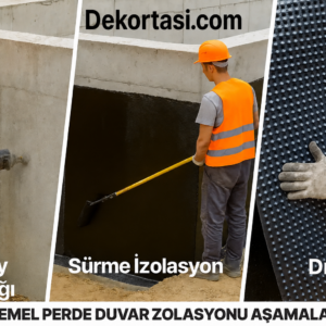 Yüzey hazırlığı, sürme izolasyon ve drenaj aşamaları – Dekortasi.com
