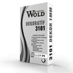 Wold Dekoratif Sıva Harcı 1 mm ürün ambalajı