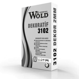 Wold Dekoratif Sıva Harcı 2 mm ürün ambalajı